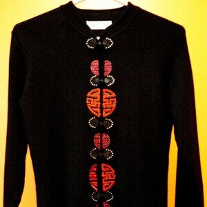 Mandarin-Inspired Sweater for Fall